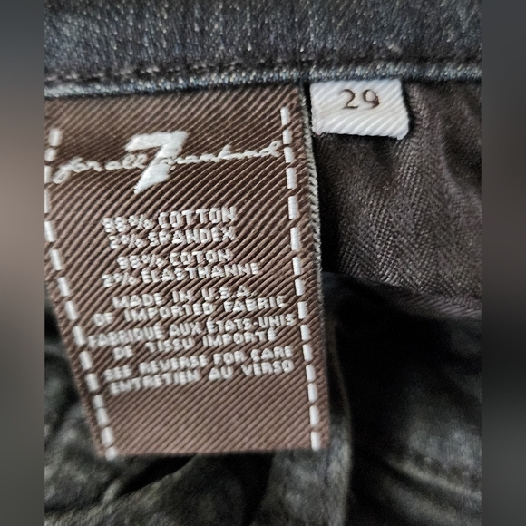 7 For All Mankind Python Print Jeans - Picture 5 of 6